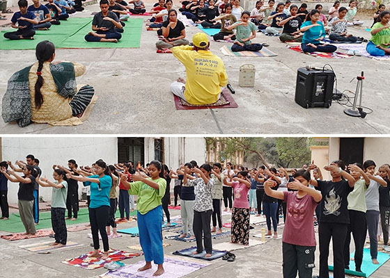 Image for article ​Nagpur, Hindistan: Üniversite Öğrencileri Falun Dafa'yı Öğrenmekten Fayda Görüyor