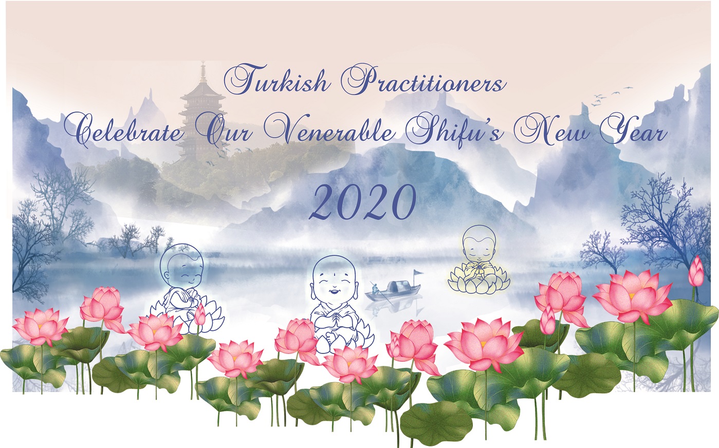 Image for article Türkiye'deki Uygulayıcılar Saygıdeğer Shifu'nun 2020 Yeni Yılını Kutluyor!