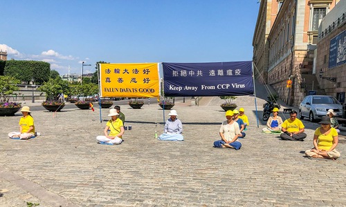 Image for article İsveç'in Stockholm Şehrindeki İnsanlar Falun Dafa'yı Destekledi
