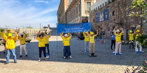 Image for article Stockholm, İsveç: Falun Dafa Uygulayıcıları Zulümle İlgili Farkındalığı Arttırdılar