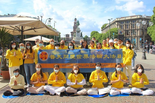 Image for article İtalya: Falun Dafa Uygulayıcıları Dünya Falun Gününü Kutladılar ve Kurtarışı İçin Shifu'ya Minnetlerini İfade Ettiler