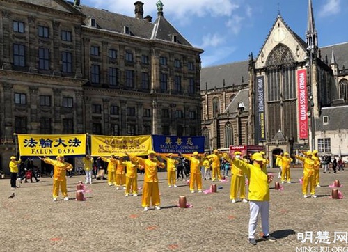 Image for article Hollanda: Falun Dafa Uygulayıcıları Dünya Falun Dafa Gününü Kutladılar