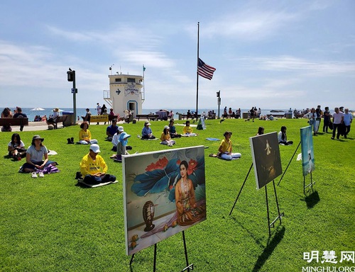 Image for article Los Angeles, Kaliforniya: Falun Dafa Uygulayıcıları Hafta Sonu Anma Günü Boyunca Gerçeği Yaydılar