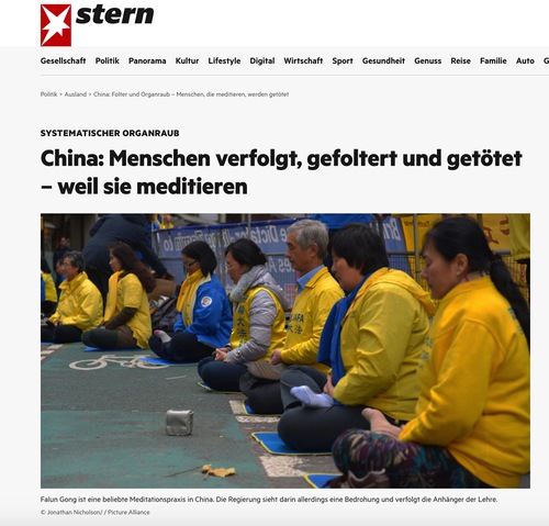 Image for article Alman Dergisi: Çin'de Meditasyon Yaptıkları İçin Zulüm, İşkence Görüyorlar ve Öldürülüyorlar