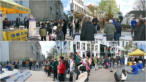 Image for article  Belçika, Antwerp: Sakinler Bilgilendirme Aktivitesi Sırasında Falun Dafa'yı Öğrendiler