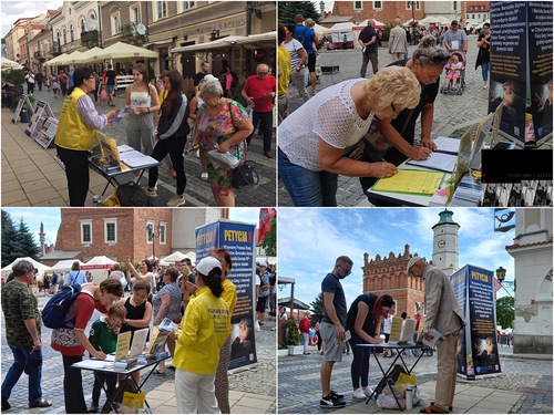 Image for article Polonya: Tarihi Kent Sandomierz'de Falun Dafa'nın Tanıtılması