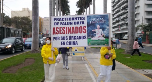 Image for article Peru: Falun Dafa Uygulayıcıları 23 Yıldır Devam Eden Zulmün Sona Erdirilmesi Çağrısında Bulundular
