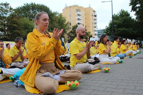 Image for article  Polonya, Varşova: 35 Ülkeden Uygulayıcılar ÇKP'nin Falun Dafa'ya Karşı Yaptığı Zulmü Durdurması Üzerine Çağrıda Bulundular
