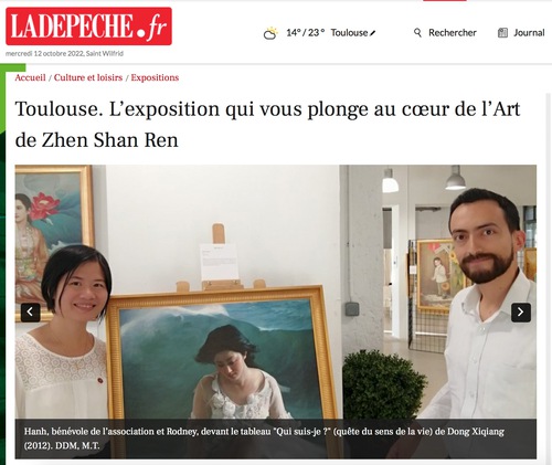 Image for article Fransa Toulouse: “Uluslararası Zhen Shan Ren Sanat” Sergisi İzleyicilerin Kalplerine Dokundu