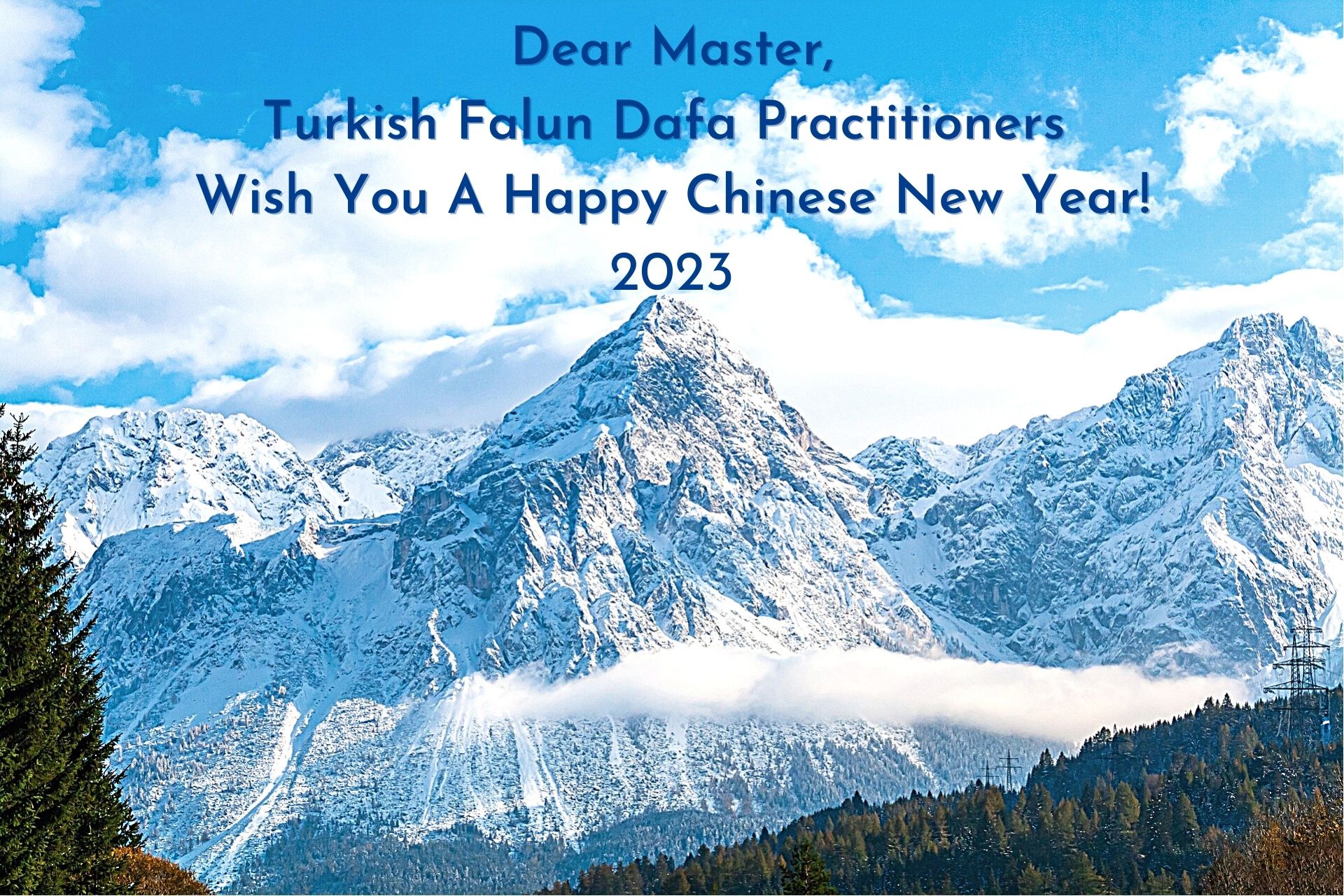 Image for article Türkiye'deki Uygulayıcılar Saygıdeğer Shifu Li'nin 2023 Çin Yeni Yılını Kutluyorlar!
