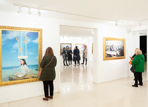 Image for article Yunanistan: Ziyaretçiler Uluslararası Resim Sanat Sergisini Övdü
