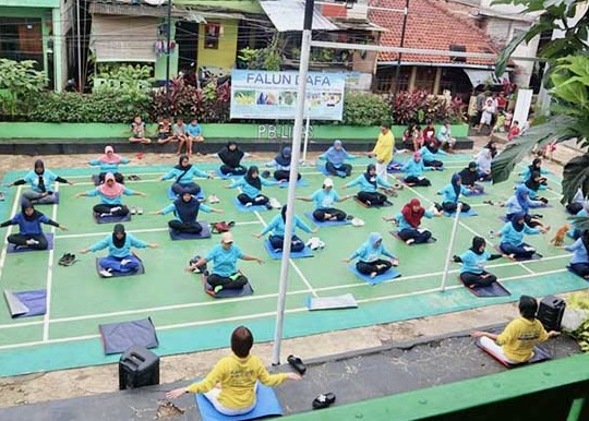 Image for article Endonezya: Uygulayıcılar Jakarta'da Falun Dafa'nın Güzelliğini Tanıttı ve Yaydı