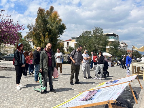 Image for article Falun Dafa Gününü Kutlayan Yunan Uygulayıcılar Farkındalığı Arttırmak İçin Etkinlikler Düzenlediler