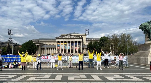 Image for article ​Budapeşte, Macaristan: Dünya Falun Dafa Gününü Kutlandı