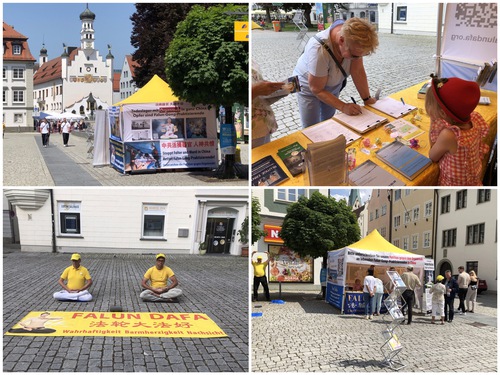 Image for article Almanya: Uygulayıcılar Tarihi Bir Şehirde Falun Dafa'yı Tanıttı