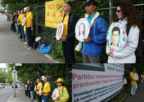Image for article Romanya: Yoldan Geçenler Dünya Falun Dafa Günü'nde Falun Dafa'yı Öğrenmek İstedi