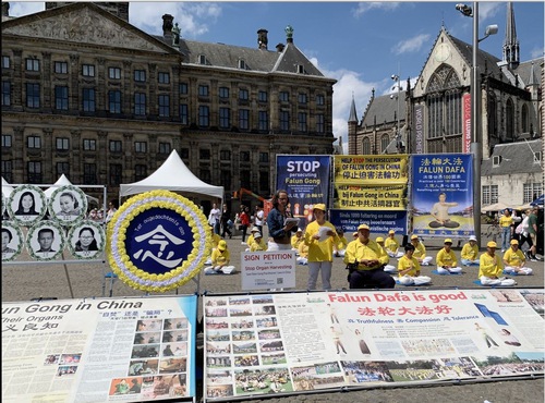 Image for article Hollanda: STK'lar, Falun Dafa'ya Karşı Zulmün Sonlandırılması İçin Yürütülen 24 Yıllık Barışçıl Çabaları Anma Etkinliği Sırasında Destek Beyanı Yayınladı