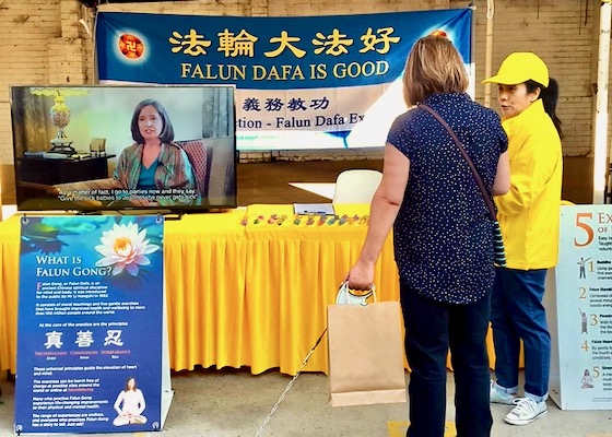 Image for article ​Sidney: İnsanlar Saf, Canlandırıcı Enerji Alanından Dolayı Falun Dafa'yı Övdü
