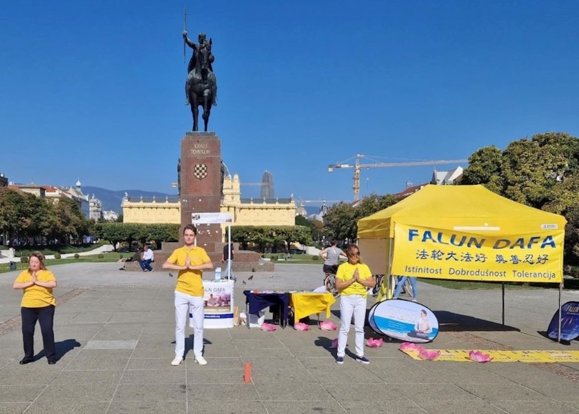 Image for article Hırvatistan: Başkentte Falun Dafa Tanıtıldı