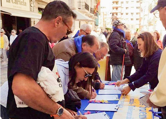 Image for article İspanya: Cartagena'daki İnsanlar Falun Dafa'yı Destekledi