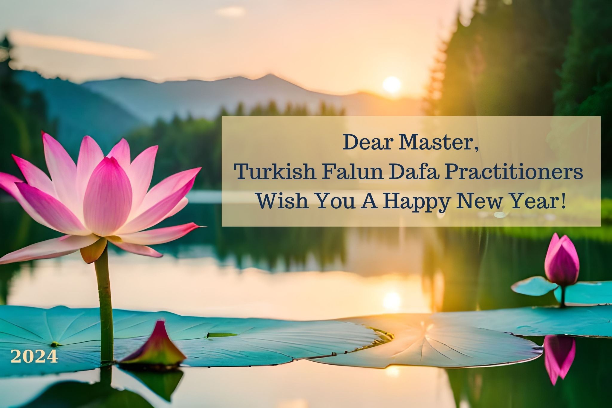 Image for article Türkiye'deki Uygulayıcılar Saygıdeğer Shifu Li'nin 2024 Yeni Yılını Kutluyorlar!