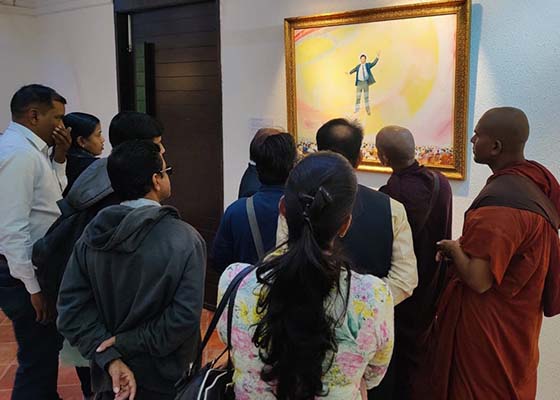 Image for article ​Nagpur, Hindistan: İleri Gelenler İlk Uluslararası Zhen-Shan-Ren Sanat Sergisi'nde Falun Dafa'yı Övdüler