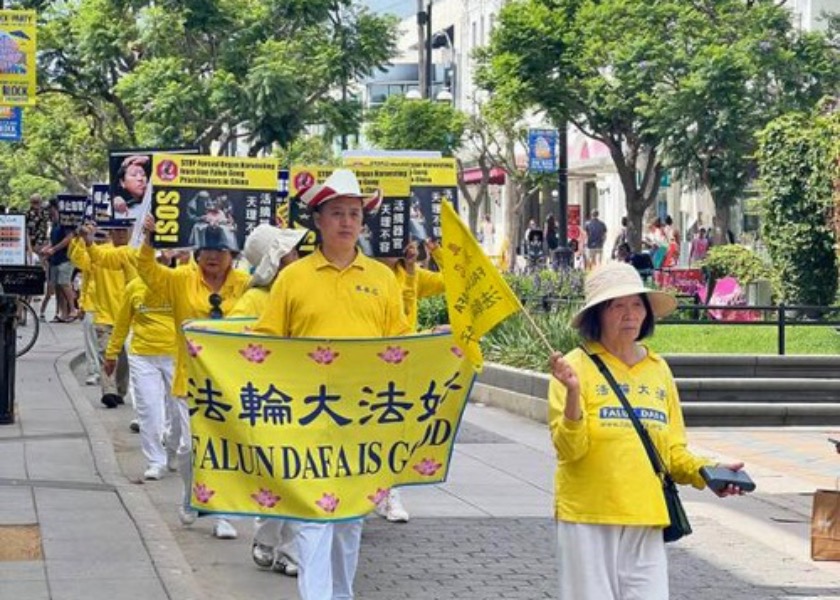 Image for article ​Santa Monica, Kaliforniya: İnsanlar ÇKP'nin Falun Dafa'ya Yaptığı Zulmü Kınadı