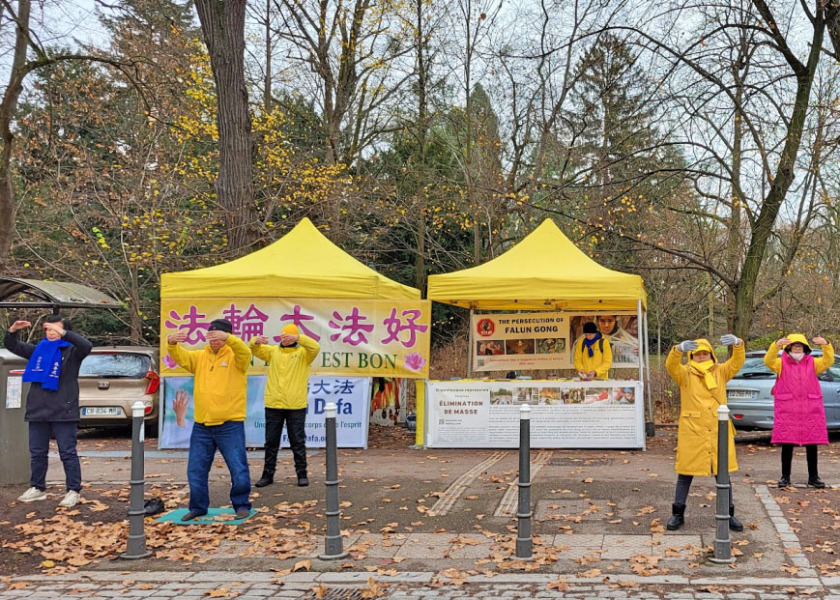 Image for article Fransa: Avrupa Konseyi Önündeki Mitingde ÇKP'nin Falun Gong'a Yönelik Zulmünün Sonlandırılması İçin Çağrı Yapıldı