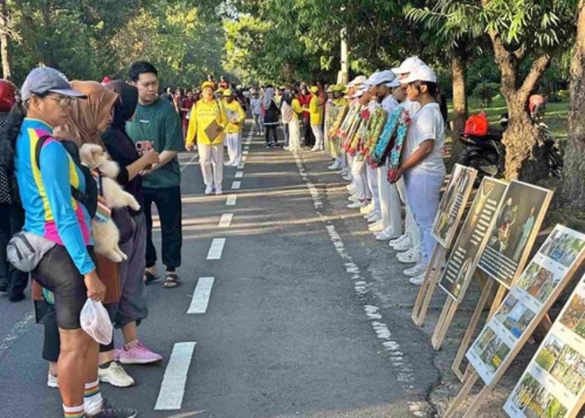 Image for article ​Endonezya, Bali: Düzenlenen Mitingle Falun Gong'a Yönelik 26 Yıldır Süren Zulmün Sona Erdirilmesi Çağrısında Bulunuldu