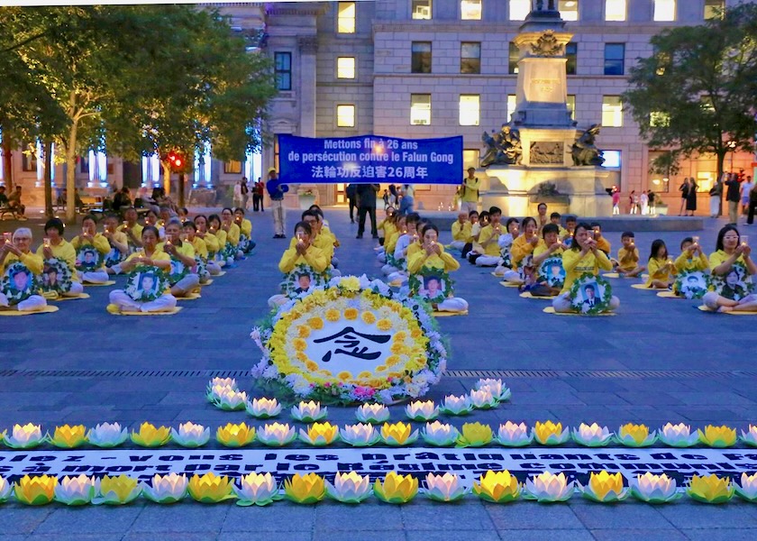 Image for article ​Montreal, Kanada: Zulümde Ölen Falun Gong Uygulayıcılarını Anmak İçin Mum Işığı Nöbeti Düzenlendi