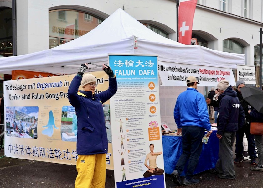 Image for article Almanya: Konstanz Gölü'ndeki Etkinlik Sırasında Yerel Halk ve Turistler Falun Dafa'ya Yönelik Zulmü Kınadı (Bölüm 2)