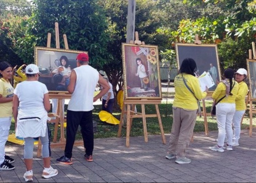 Image for article ​Kolombiya: Falun Dafa'ya Yönelik Onlarca Yıldır Süren Zulmün Sona Erdirilmesi Çağrısıyla Faaliyetler Düzenlendi