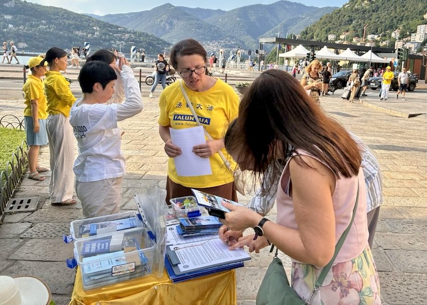 Image for article İtalya: Falun Dafa Dört Şehirde Tanıtıldı