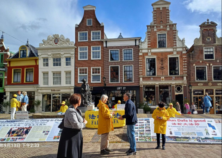 Image for article Hollanda: Alkmaar'daki Etkinlikte İnsanlar Falun Dafa'ya Yönelik Zulmü Kınadı