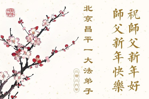 Image for article Pekin'den Falun Dafa Uygulayıcıları, Saygıyla Shifu Li Hongzhi'nin Yeni Yılını Kutladı (116 Tebrik)