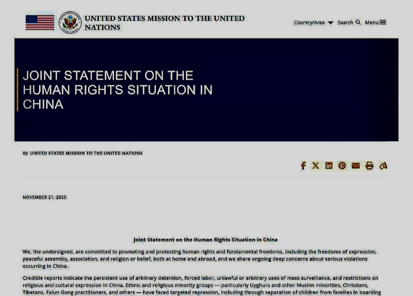 Image for article ​15 BM Üyesi Tarafından Yayımlanan Ortak Açıklamayla ÇKP'nin İnsan Hakları İhlallerine Karşı Çıkıldı