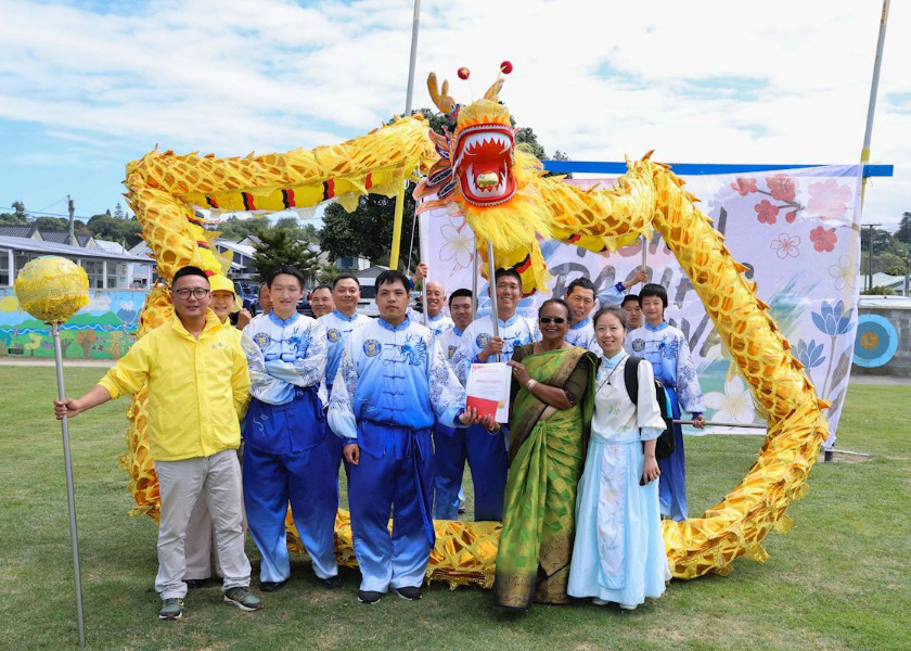 Image for article ​Falun Dafa, Yeni Zelanda, Whanganui'deki Asya Pasifik Festivali'nde