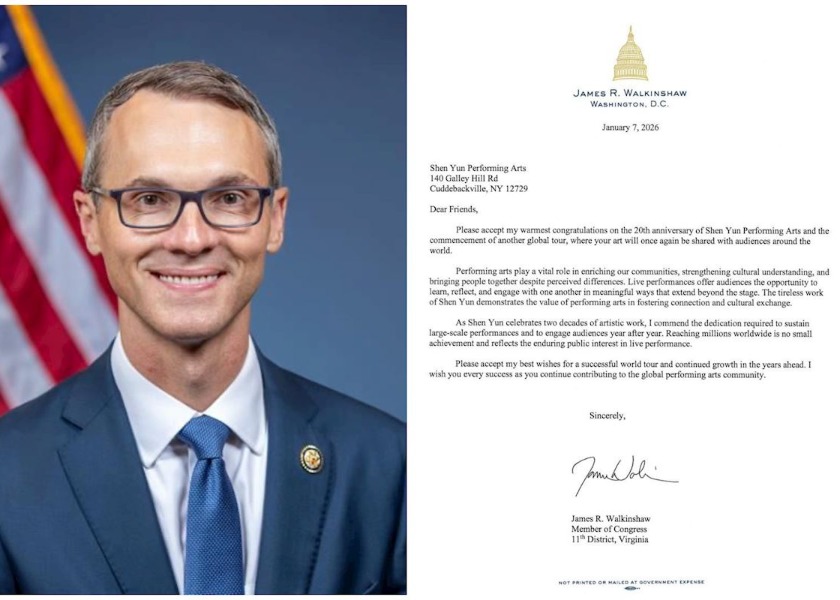 Image for article Virginia: Kongre Üyesi, Eyalet Yasama Meclisi Üyeleri ve Belediye Başkanları, Norfolk'taki Performanslarından Önce Shen Yun'u Onurlandırdı