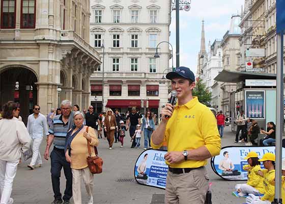 Image for article Avusturya'nın Viyana Kentinde Dünya Falun Dafa Günü Kutlandı