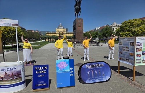 Image for article Hırvatlar, 25 Nisan Çağrısı Anma Etkinliğinde Falun Gong Hakkında Bilgi Edindi