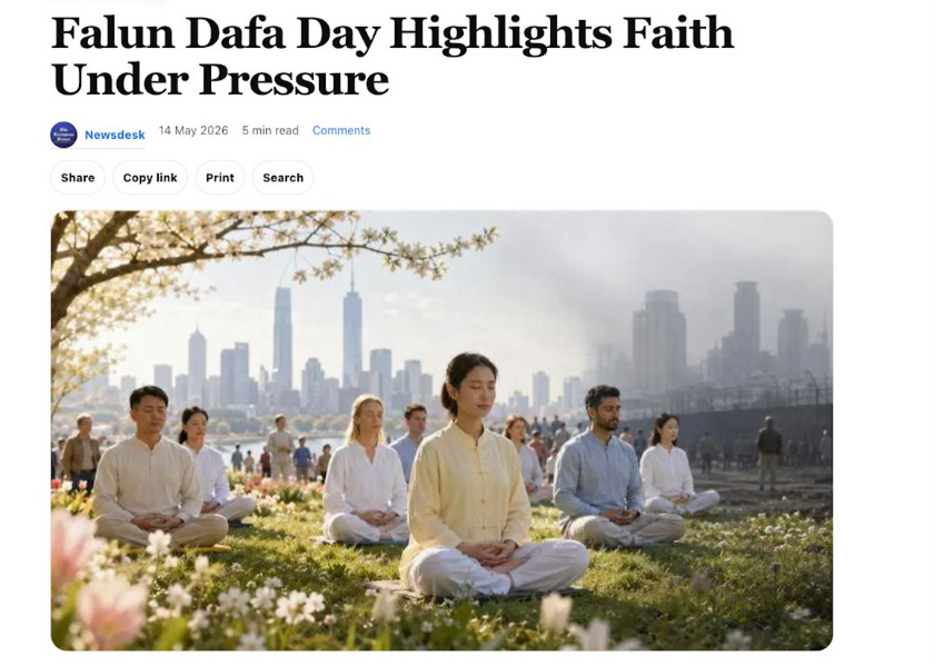 Image for article European Times: Falun Dafa Uygulayıcıları Baskılara Rağmen Azimle Çalışmaya Devam Ediyor
