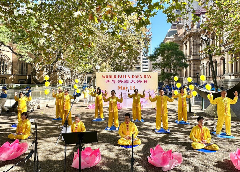 Image for article ​Sydney'de İnsanlar Dünya Falun Dafa Günü Kutlamalarında Desteklerini İfade Etti