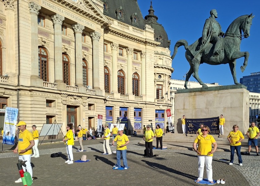 Image for article Romanya: Falun Dafa Uygulayıcıları, Uygulamayı Tanıtmak İçin Etkinlikler Düzenledi