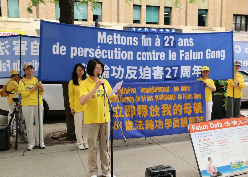 Image for article ​Montreal'deki Çin Konsolosluğu Önünde Düzenlenen Mitingle Falun Gong'a Yapılan Zulmün Sona Erdirilmesi Çağrısında Bulunuldu