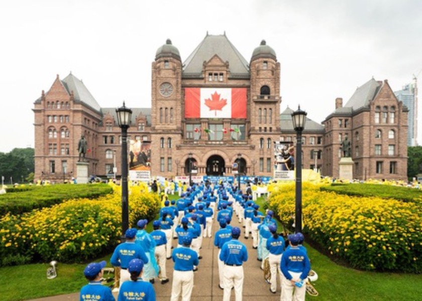 Image for article ​Toronto, Kanada: Devlet Yetkilileri ÇKP'nin Falun Gong'a Yönelik 27 Yıldır Sürdürdüğü Zulmü Kınadı