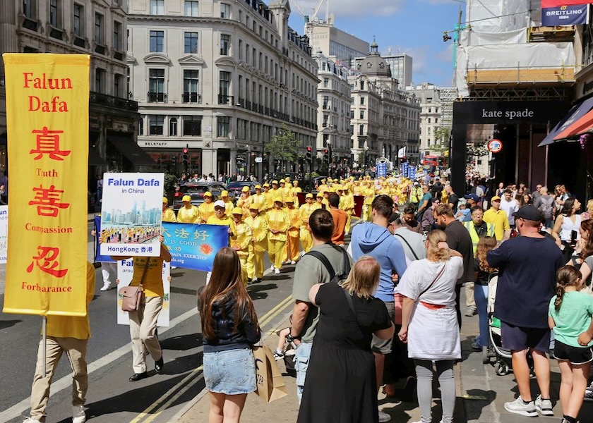 Image for article Londra, İngiltere: Çin Komünist Partisi'nin Zulmüne Karşı Yürüyüş ve Miting Yapıldı