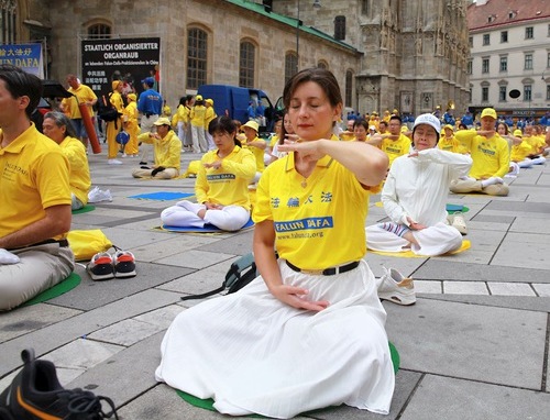 Image for article Viyana'da Düzenlenen İki Günlük Falun Dafa Etkinliği Büyük İlgi Gördü