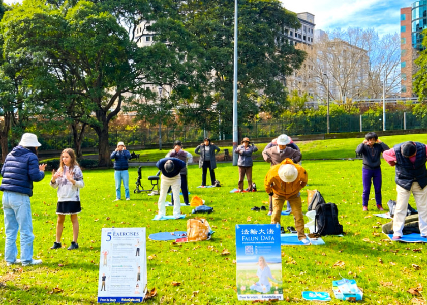 Image for article Sidney, Avustralya: Belmore Park'ta Falun Dafa Tanıtımı