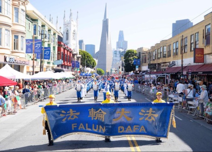Image for article ​San Francisco'daki İtalyan Mirası Geçit Töreni'nde Falun Dafa'ya Övgü